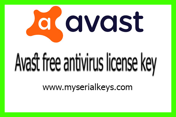 avast antivirus license key
